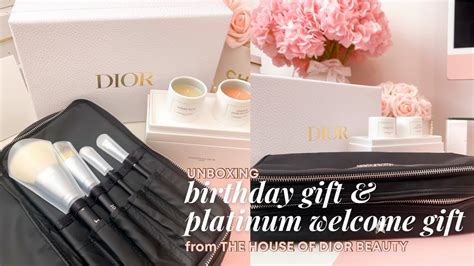 dior platinum birthday gift.